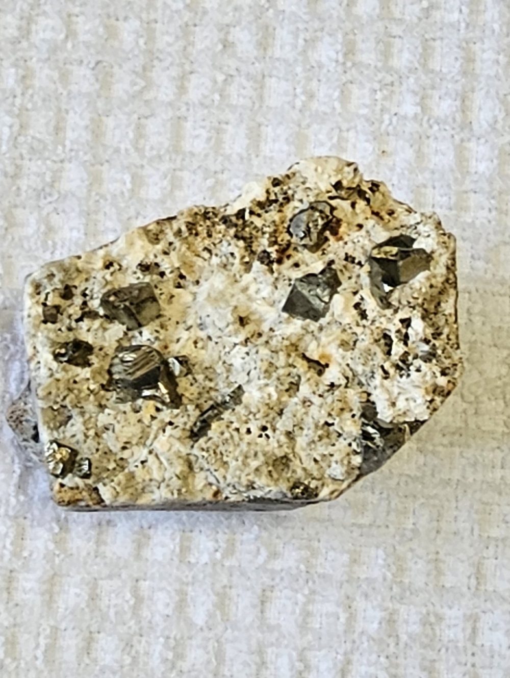 Natural Pyrite/Stone Skull Sculpture - Picture 5 of 12